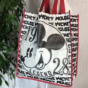 MICKEY MOUSE 1928 ICON large recyclable reusable tote bag shopping bag NWOT